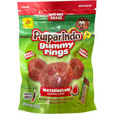 Pulparindo Gummy Rings Watermelon Flavor