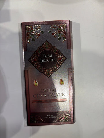 Dubai chocolate milk chocolate pink box