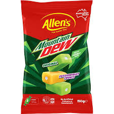 Allen’s Mountain Dew Original & Passionfruit Frenzy