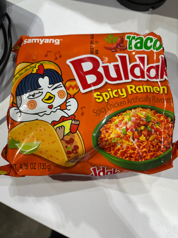 Buldak taco flavor