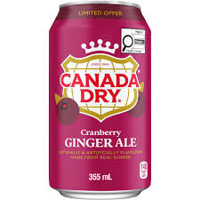 Canada Dry Cranberry Ginger Ale Zero Sugar