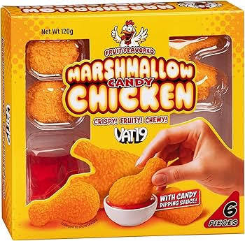 Marshmallow Chicken Candy