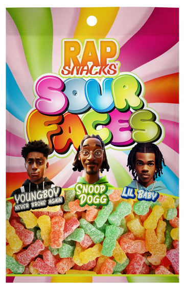 Rap Snacks Sour Faces