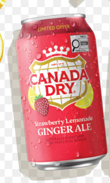 Strawberry lemonade ginger ale