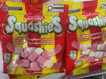 Squashies original raspberry flavor