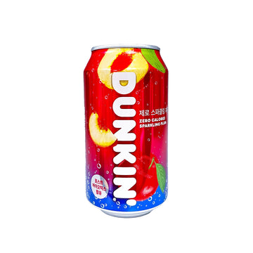 Dunkin’ Donuts plum flavored sparkling water