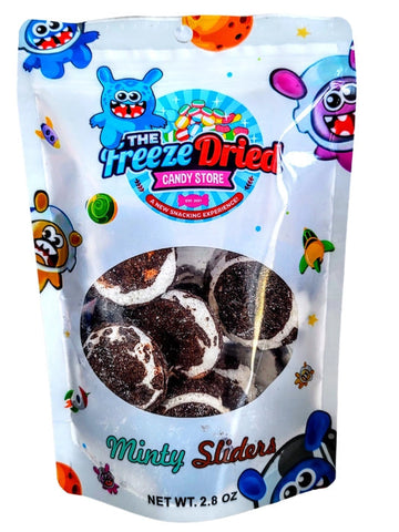 Freeze dried minty sliders
