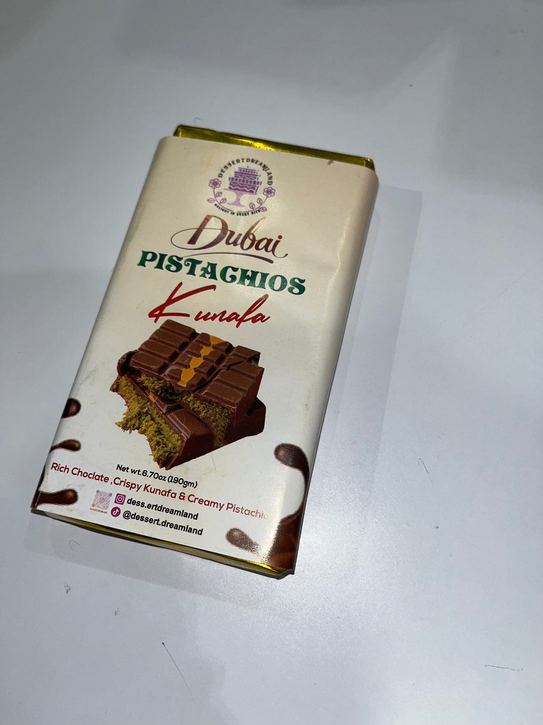 Dubai Pistachios Kunafa