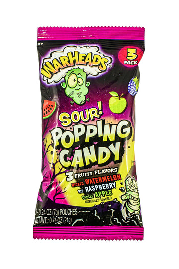 Warheads sour popping Candy