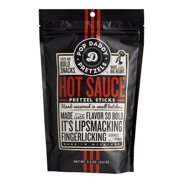 Pop Daddy Hot Sauce Pretzel Sticks