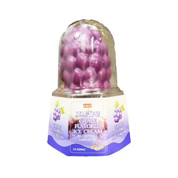 Grape flavored ice cream