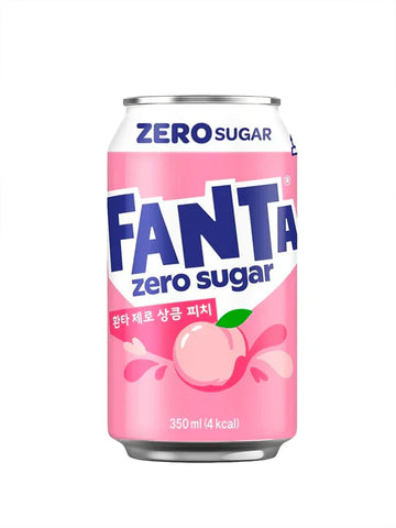 Fanta zero sugar peach