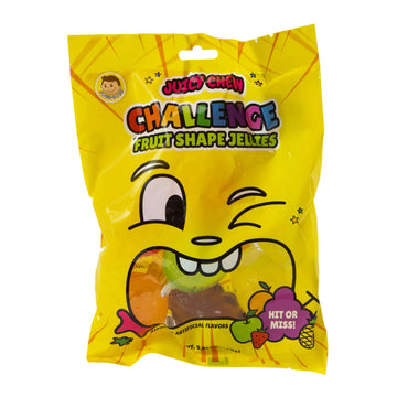 Juicy chew fruit shaped jellies