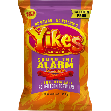 Yikes sound the alarm rolled corn tortillas