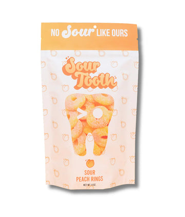 Sour tooth peach rings