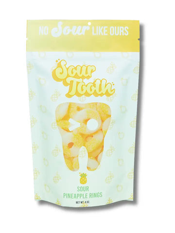 Sour tooth sour pineapple rings
