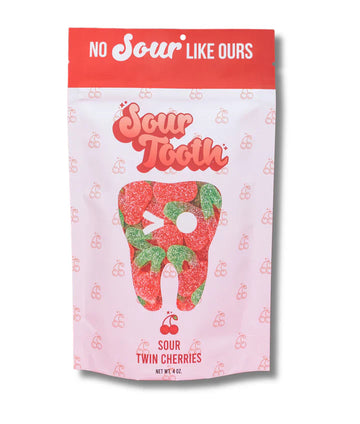 Sour tooth twin cherries