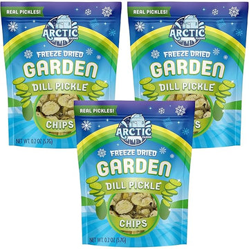 Freeze dried garden dill pickle