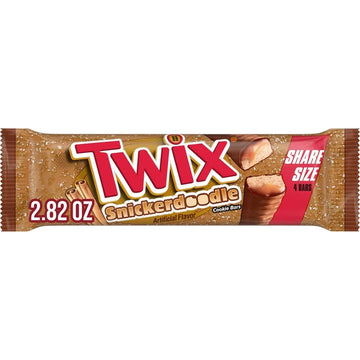 Twix snickerdoodle cookie bar