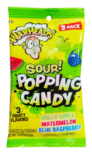 Sour popping candy artificial flavor