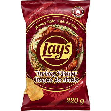Lays turkey dinner limited edition