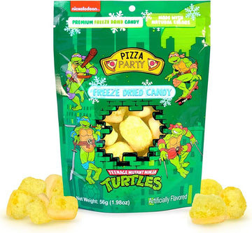 Teenage ninja turtles pizza party freeze dried candy