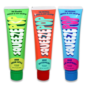 Squeeze pop candy