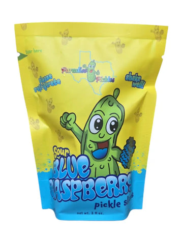 Sour Blue Raspberry Pickle Slices