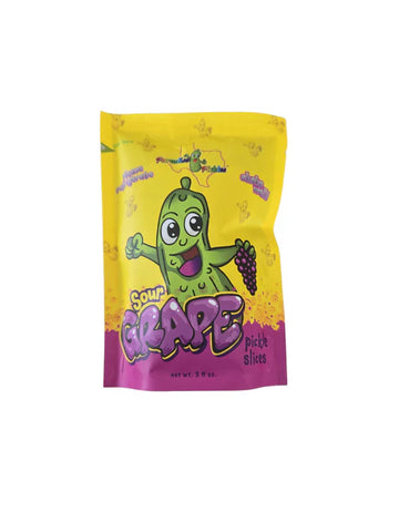 Sour Grape Pickle Slices