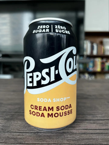 Pepsi cola cream soda zero sugar
