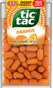 Tic tac Orange flavor