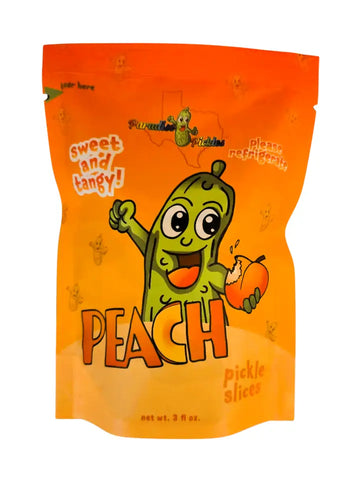 Sweet and tangy peach pickle slices