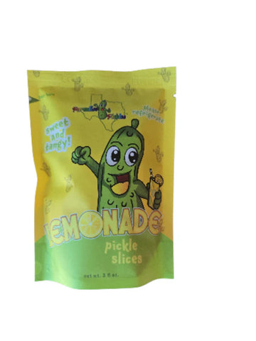 Sweet and tangy lemonade pickle slices