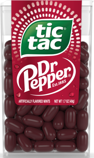 Tic Tac Dr Pepper flavor