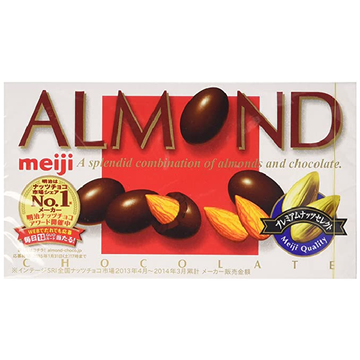 Meiji almond chocolate