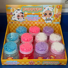 Puppypu bubble clay slime