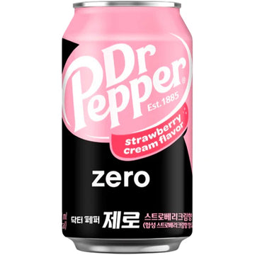 Dr Pepper strawberry cream zero sugar