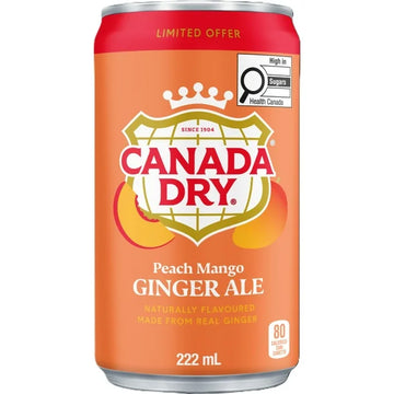 Canada Dry Peach Mango Ginger Ale