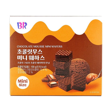 Baskin robins chocolate mousse mini wafers