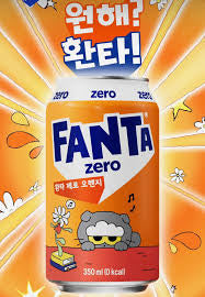 Fanta zero sugar orange flavor