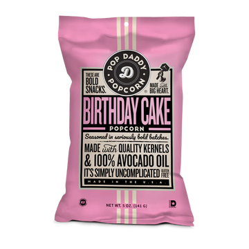 Pop Daddy Birthday Cake Popcorn