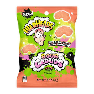 Warheads sour clouds peach