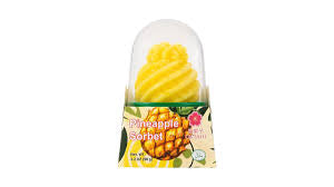 Pineapple flavor sorbet