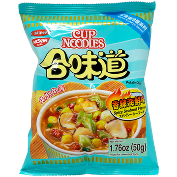 Nissin Cup Noodles Spicy Seafood Flavor Chips