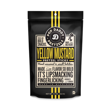 Pop Daddy Yellow Mustard Pretzel Sticks